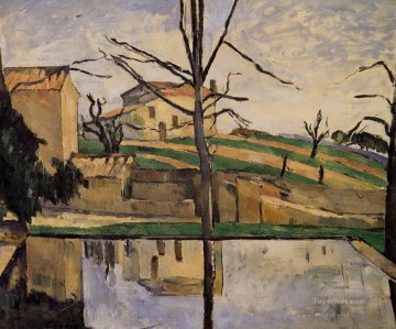 ジャ・ド・ブッファンのプール ポール・セザンヌの風景 Oil Paintings